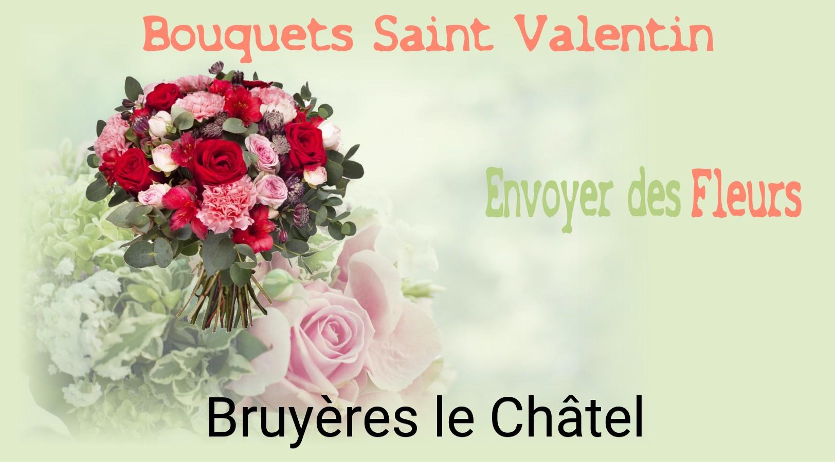 Roses de Saint-Valentin livrées à Bruyères-le-Châtel